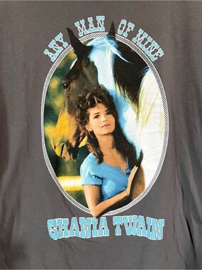 Womens Shania Twain Any man of mine short sleeve tee